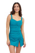 Gottex Profile By Gottex Tutti Frutti D Cup Scoop Neck Shirred Underwire Tankini Top